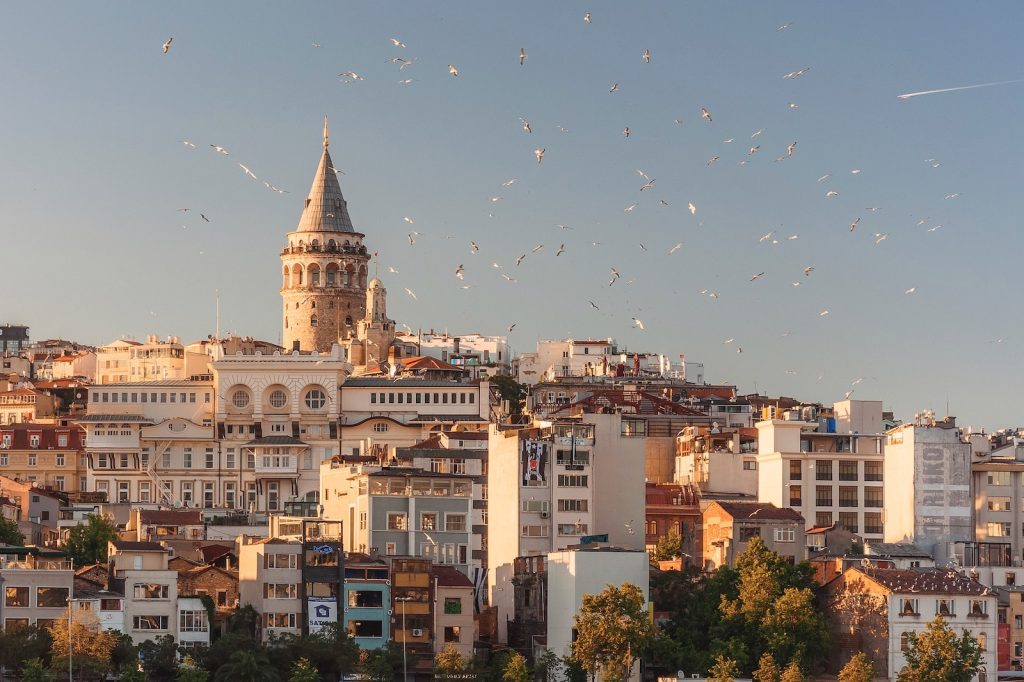 Istanbul, ville commencant en I, vue aérienne