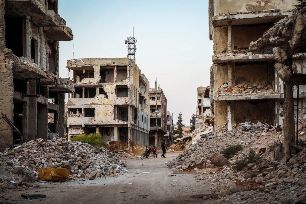 ruine de pays, syrie